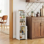 4-Tier Narrow Bathroom Cabinet, 7.9" W X 31.5" H - Image 4