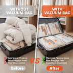 Vacuum Storage Bags for Travel with Rechargeable Air Pump,Space Saver Bags - Image 2