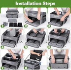 Golf Trunk Organizer, 2-Layer Storage with Golf Accessories - Image 6