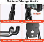 MKRUI 20-Pack Garage Hooks for Storage & Hanging Items, Save Space - Image 3