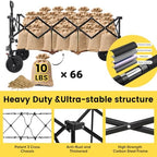 Sekey 300L Extended Collapsible Wagon, 660 lb Capacity, 48 in Long - Image 5