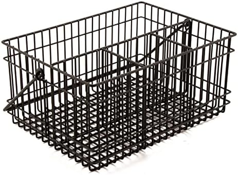 G.E.T. 10" x 6.9" Gray Heavy Duty Iron Condiment Breeze Metal Baskets by Unknown