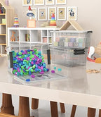 WYT Clear Storage Latch Bins, 6-Pack Storage Organizer Box with Handle and Lids, 5-Litre - Image 7