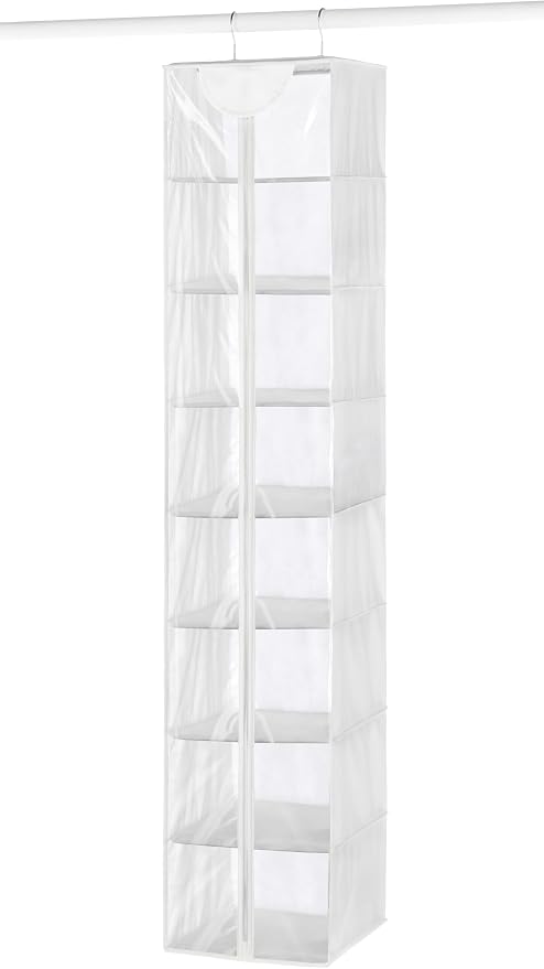 Whitmor Crystal Clear Hanging Sweater Bag - White - Image 4