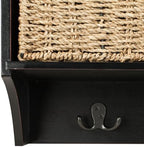 Safavieh Home Collection Finley Hanging 3 Basket Wall Rack - Image 4