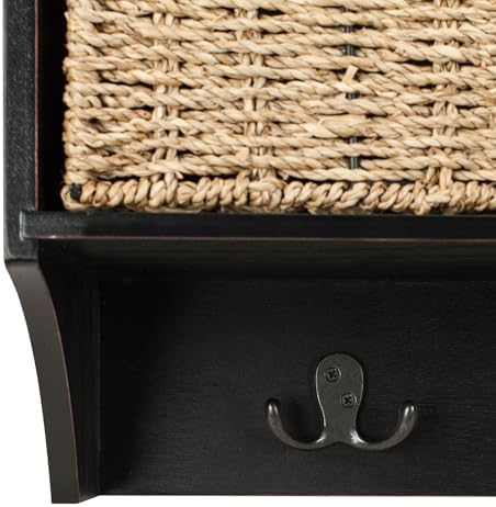 Safavieh Home Collection Finley Hanging 3 Basket Wall Rack - Image 4