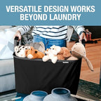 Collapsible Laundry Basket - Midnight Black/Shadow Gray (2PK) - Image 5