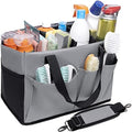 Cleaning Caddy with Handle and Shoulder Strap Organizer for Cleaning Supplies by DERABY