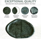 Natural Marble Trinket Tray – 9"x6" Cloud Shaped Decorative Dish for Jewelry, Keys, Perfume, Cosmetics, Vanity, Bathroom, Candle, Kitchen & Countertop | Stone Catchall or Gift (Indian Green) - Image 3