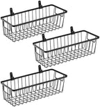 SheeChung Hanging Wall Wire Baskets, Portable Metal Wall Mount Basket by SheeChung