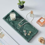 Natural Marble Vanity Tray, Stone Organizer for Bathroom & Kitchen - Image 6