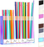 Qinyoung Acrylic Straw Holder for Cabinet Door,Classic,Large,Iridescent by Qinyoung