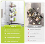 Standing Corner Shower Caddy - Rustproof Bathroom Shower Stand Shelf - Image 5