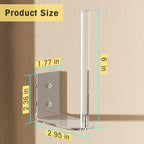 Durmmur Clear Acrylic Hat Organizer, Hat Rack for Wall,Each Holds 15 Hats - Image 3
