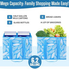 VENO 3 Pack Heavy Duty Reusable Grocery Shopping Bags Utility Tote - Image 3