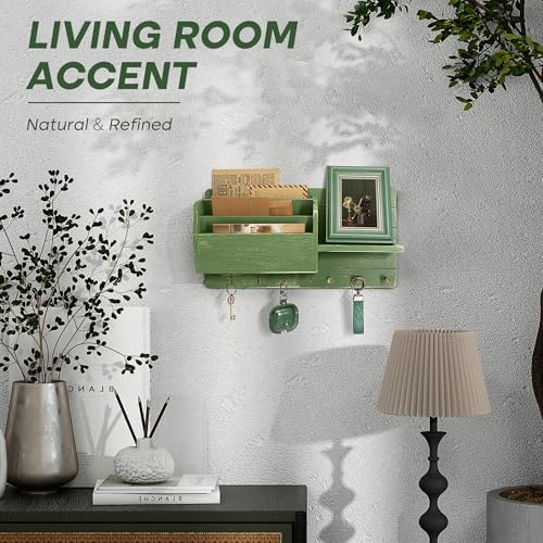 Rebee Vision Key Holder Wall Mount for Apartment Essentials, Green - Image 5