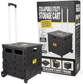 dbest Products Quik Cart Pro Collapsible Rolling Crate on Wheels - Black by dbestproductsInc