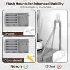 Nekon Mail Holder for Wall, 16.8 Inch Mail Organizer, Gray - Image 5