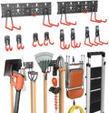 WALMANN Garage Wall Mounted Garden Tool Hooks, Folding Chair Storage Rack by WALMANN