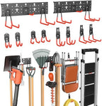 WALMANN Garage Wall Mounted Garden Tool Hooks, Folding Chair Storage Rack by WALMANN
