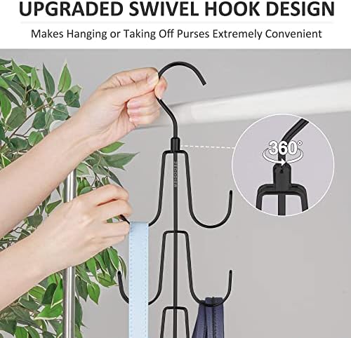ZEDODIER Purse Hanger, Purse Organizer for Closet, Holds 8 Bags - Image 2
