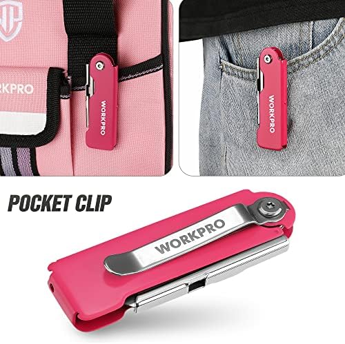 WORKPRO 3-Pack Folding Utility Knife Set - Image 6