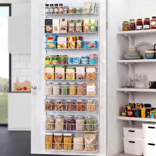 ElegantArray 9-Tier Pantry Door Organizer, White by Unknown