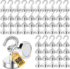 DIYMAG Magnetic Hooks 60pcs 30lbs Cruise Essentials 2026 Magnet Hook by DIYMAG
