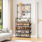 Shoe Rack 5 Tier Shoe Organizer Storage 15-20 Pairs for Closet Entrance - Image 2