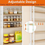 IBUYKE Over the Door Spice Organizer,Door or Wall Mount,Natural TLJ028R - Image 6