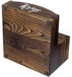 MyGift Burnt Wood Entryway Mail Organizer with Key Storage Tray - Image 7
