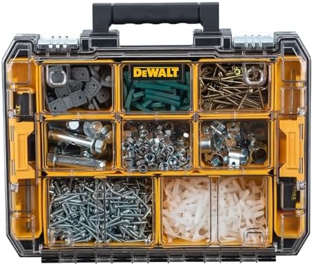 DEWALT TSTAK Tool Organizer,Small Parts and Screw Organizer Tool Box with Removable Compartments,(DWST17805),(Pack of 4) - Image 5