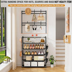 Shoe Rack 5 Tier Shoe Organizer Storage 15-20 Pairs for Closet Entrance - Image 4