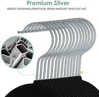 Velvet Hangers Space Saving Non Slip Pant Velvet Hangers Multi Layer Hanger - Image 3