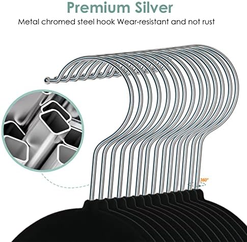 Velvet Hangers Space Saving Non Slip Pant Velvet Hangers Multi Layer Hanger - Image 3