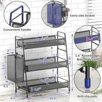 EKNITEY Bathroom Countertop Organizer Shelf - 3 Tier Counter Spice Rack - Image 6