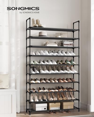 SONGMICS Shoe Rack, 10-Tier Shoe Shelf, Shoe Storage Organizer - Image 4