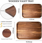 Custom Wooden Valet Tray for Father-in-Law, Personalized Engraved Wood Catchall Tray, Wedding Thank You Gift, Gift for Dad from Couple, Father in Law Wedding Gifts - Image 4