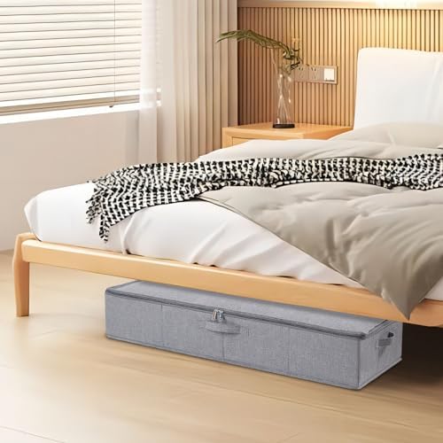 Under Bed Storage Container,Grey,31.5x15.7x5.9 Inch,2 Pack - Image 3