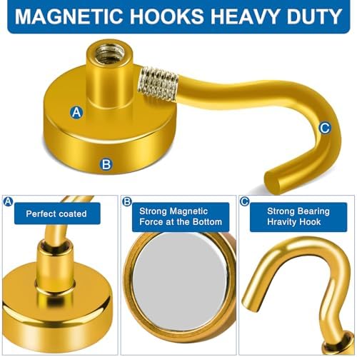 LOVIMAG Magnetic Hooks for Cruise Essentials 2026 Cabins Door 12 P-130LBS - Image 5