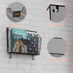 OYEAL Hanging Wall File Organizer, Mesh File Folder Holder for Home Offic - Image 3
