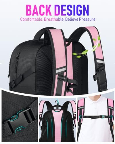 LOINTET Basketball Bag Backpack with Ball Holder Shoes Compartment, Large Basketball Accessories Sports Bag - Image 5