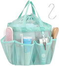Mesh Shower Caddy Portable with Drawstring - 2-Handle Shower Bag for Dorm by F-color