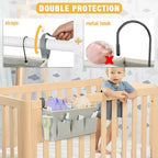 Lilithye Bedside Caddy, Bedside Storage Bag Hanging Organizer for Bunk Bed - Image 4