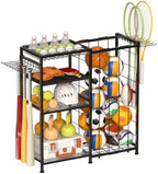 Garage Ball Storage Rack, Sports Equipment Organizer for Gear and Toys - Image 6