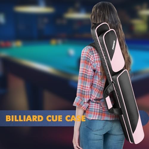 PEKREWS Pool Cue Case, Pool Stick Case 2x2 with 2 Accessories Pockets - Image 4