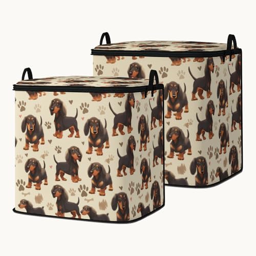 2pcs blanket storage bag for under bed,closet organizers 95L by BestSellers
