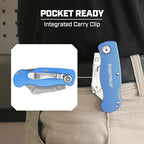 Sheffield 12514 Lock Back Utility Knife 3 Pack with Aluminum Handle - Image 6