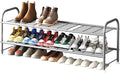 LINZINAR 2 Tier Long Shoe Rack for Closet Metal Shoe Organizer for Entryway by LINZINAR