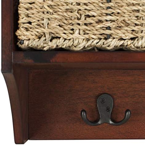Safavieh Home Collection Finley Hanging 3 Basket Wall Rack - Image 5
